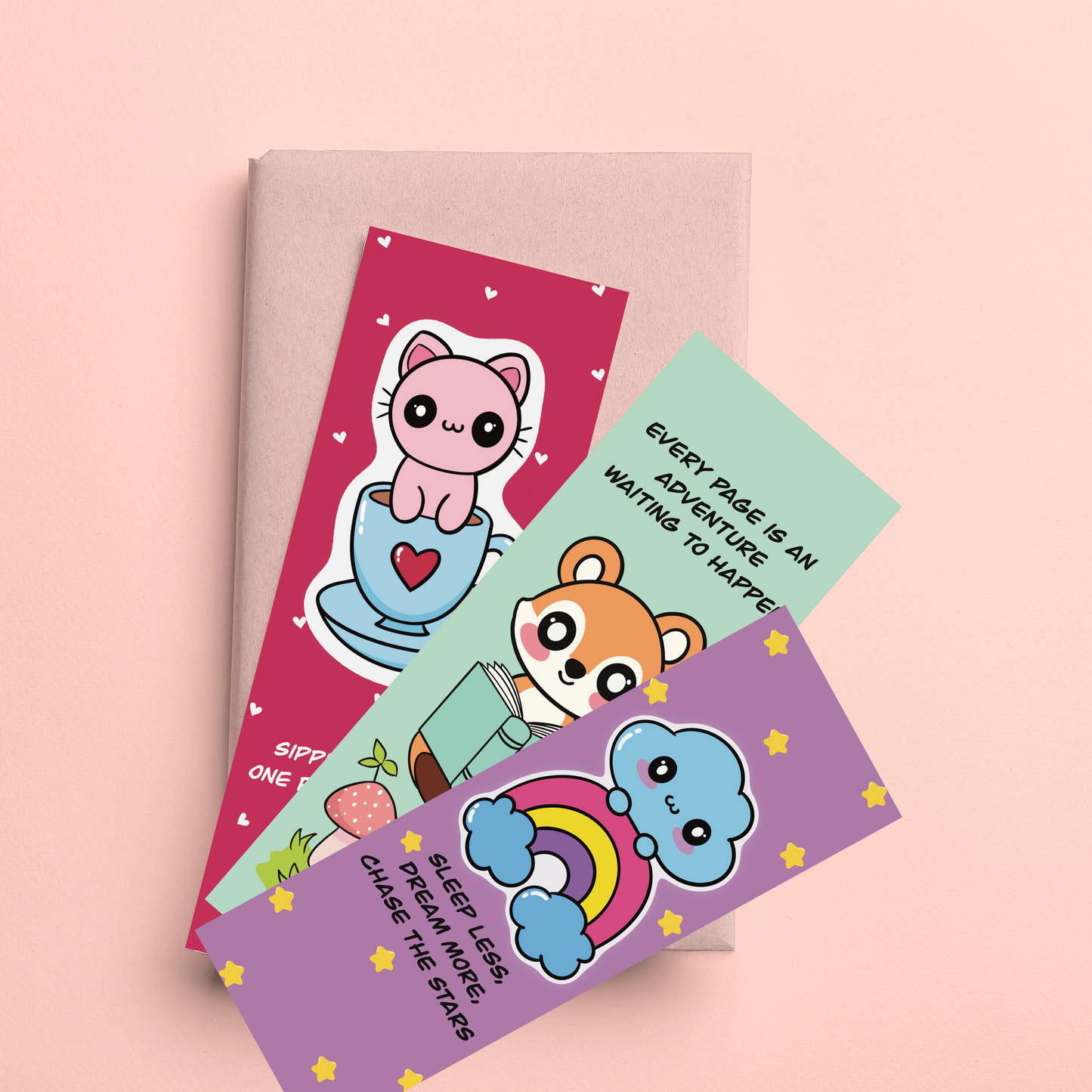 Whimsical Charm Bookmarks - Pack of 3